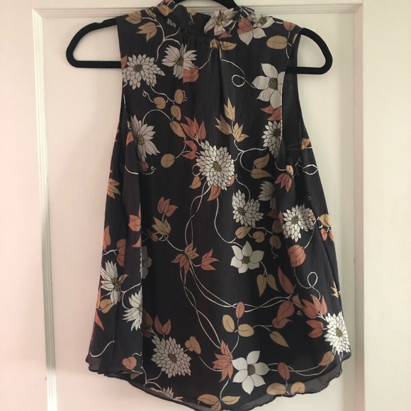 Anthropologie Maeve floral sleeveless blouse, 8 - Picture 4 of 7